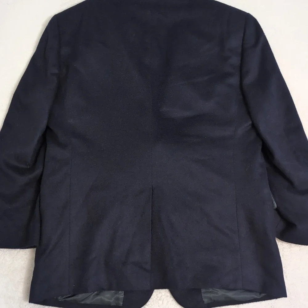 mens black Jos‎ A Bank blazer jacket 100% Cashmere sport suit coat soft 48 R